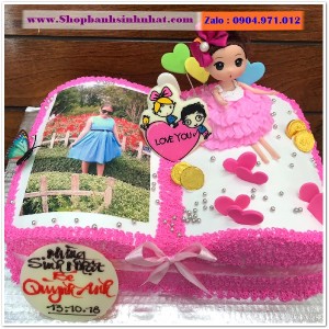 Bánh Sinh Nhật Cuốn Sách - RT18